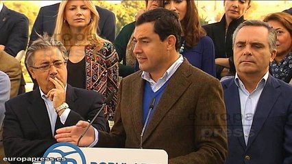 Moreno: Un "cóctel de izquierdas" pondría "en juego" el país