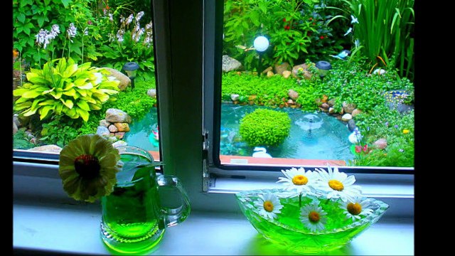 Как сделать голубую лагуну. Пруд на даче.