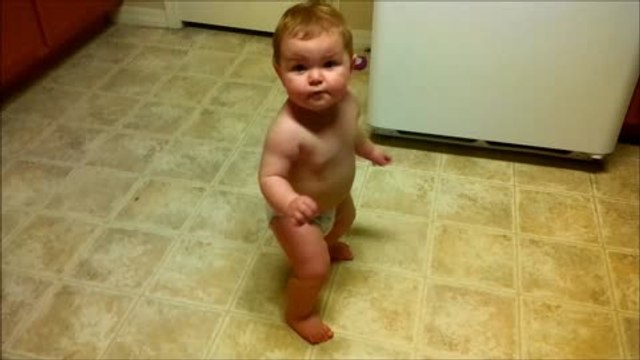 Toddler Performs Funny Dance Moves