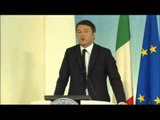 Roma - Attentati Parigi- dichiarazioni del Presidente Renzi (14.11.15)