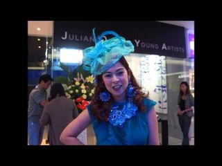 Tessa Prieto Valdez Congratulates Julian Ongpin Young Artists Gallery
