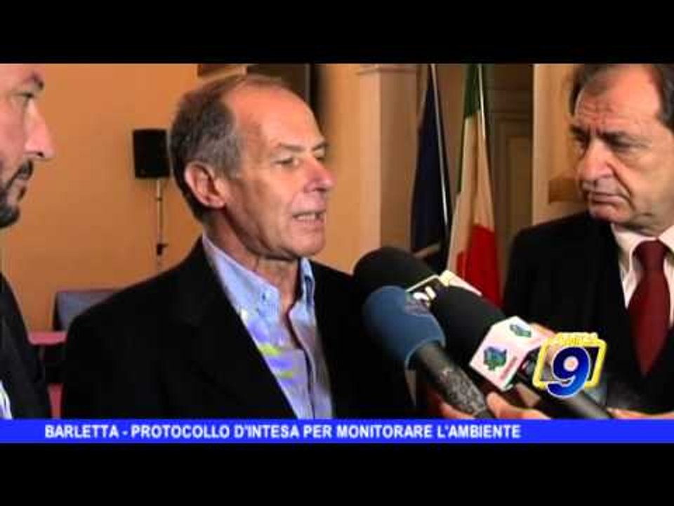 BARLETTA | Protocollo d'intesa per il monitoraggio ambientale