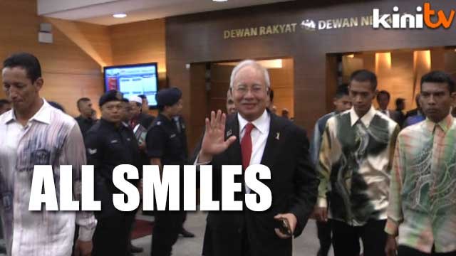 All smiles as Najib survives first budget vote