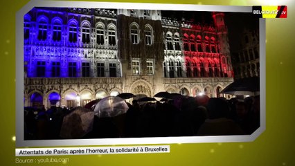 Attentats de Paris : après l'horreur, la solidarité à Bruxelles