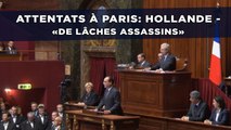 Attentats à Paris: Hollande - «De lâches assassins, de méprisables tueurs»