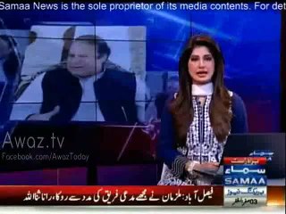 Nawaz Sharif ka takreer main paanch baar Taangein Kheechne ka zikr
