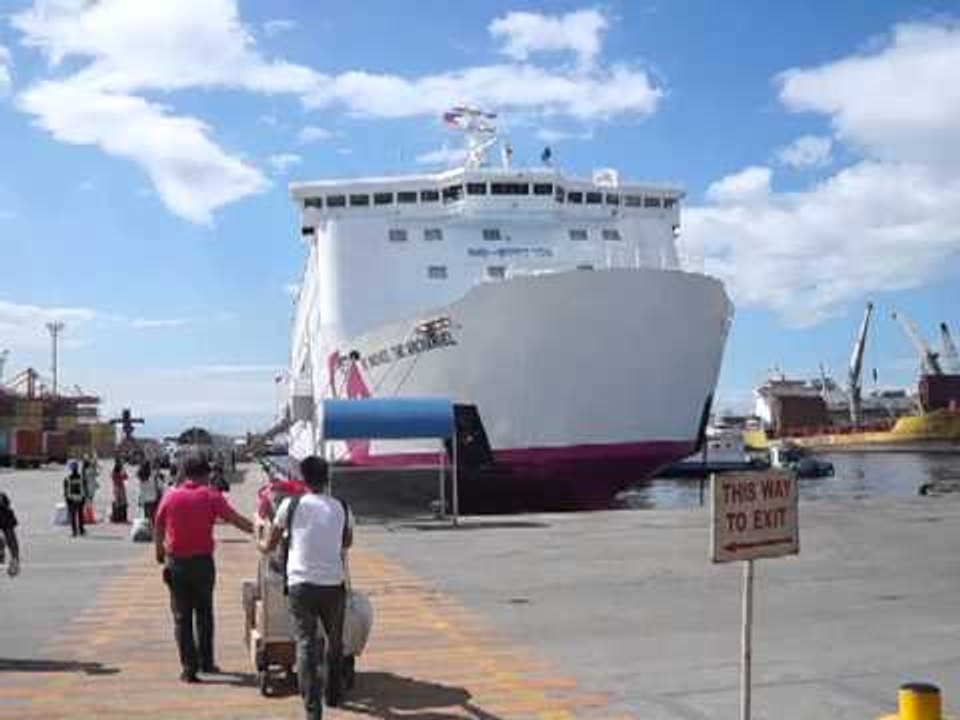 Boarding St Michael the Archangel Ship of 2GO Travel