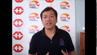 Atty Hernando Cabrera of LRTA for LRT 2 Masinag Extension
