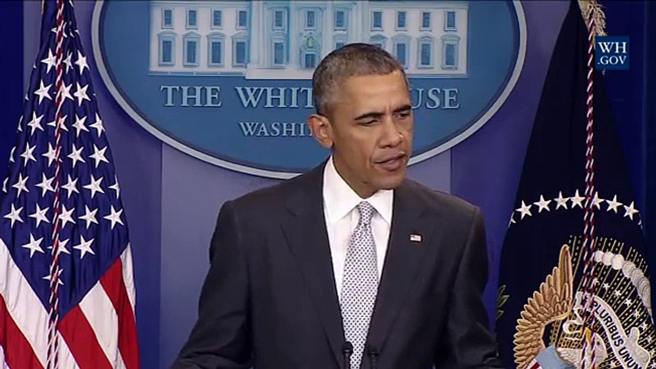 The President Delivers a Statement on the attacks in Paris