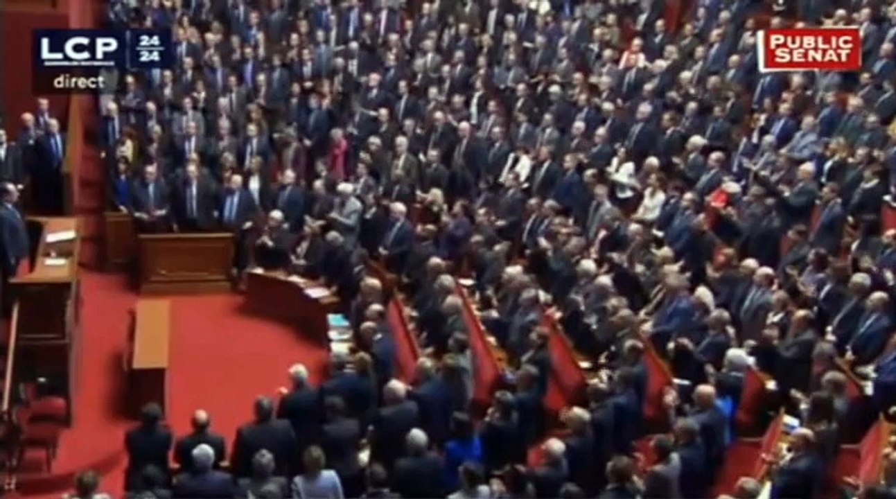 La Marseillaise chantée par le Congrès à Versailles