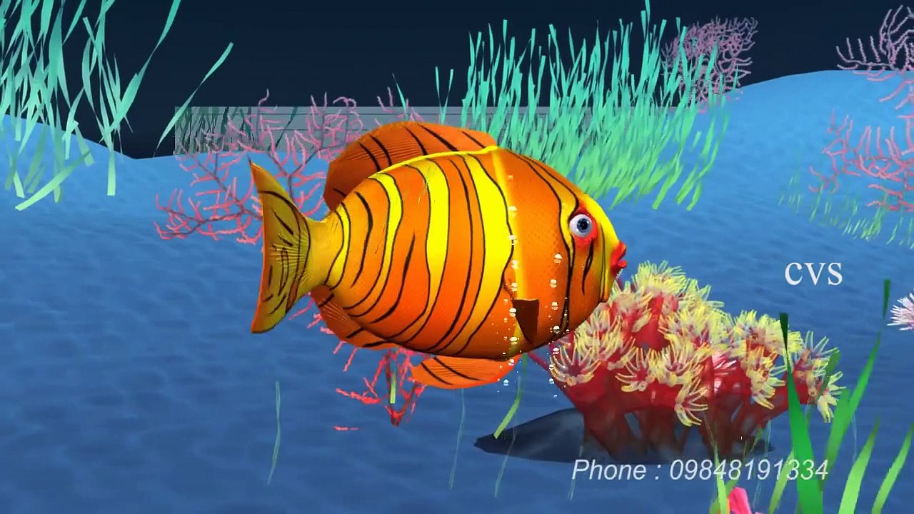 KZKCARTOON TV-Machli jal ki rani hai  - Fish 3D Animation Hindi Nursery rhymes for children ( Hindi Poem )