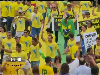 Protesto contra o governo termina em confusão em Brasília