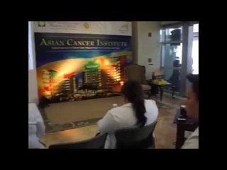 Dr Mark Pegram at the Asian Hospital and Medical Center