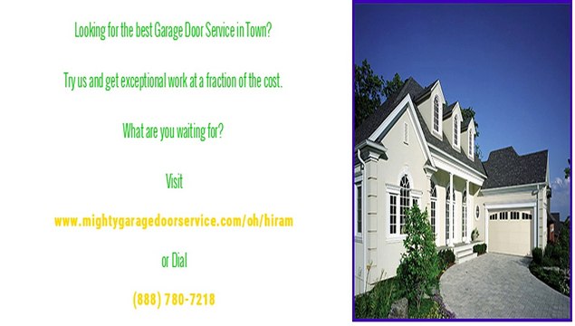 Garage Door Service in Hiram, OH