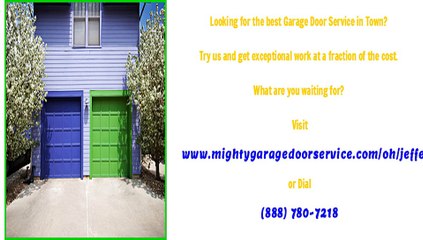 Garage Door Torsion Spring in Jefferson, OH