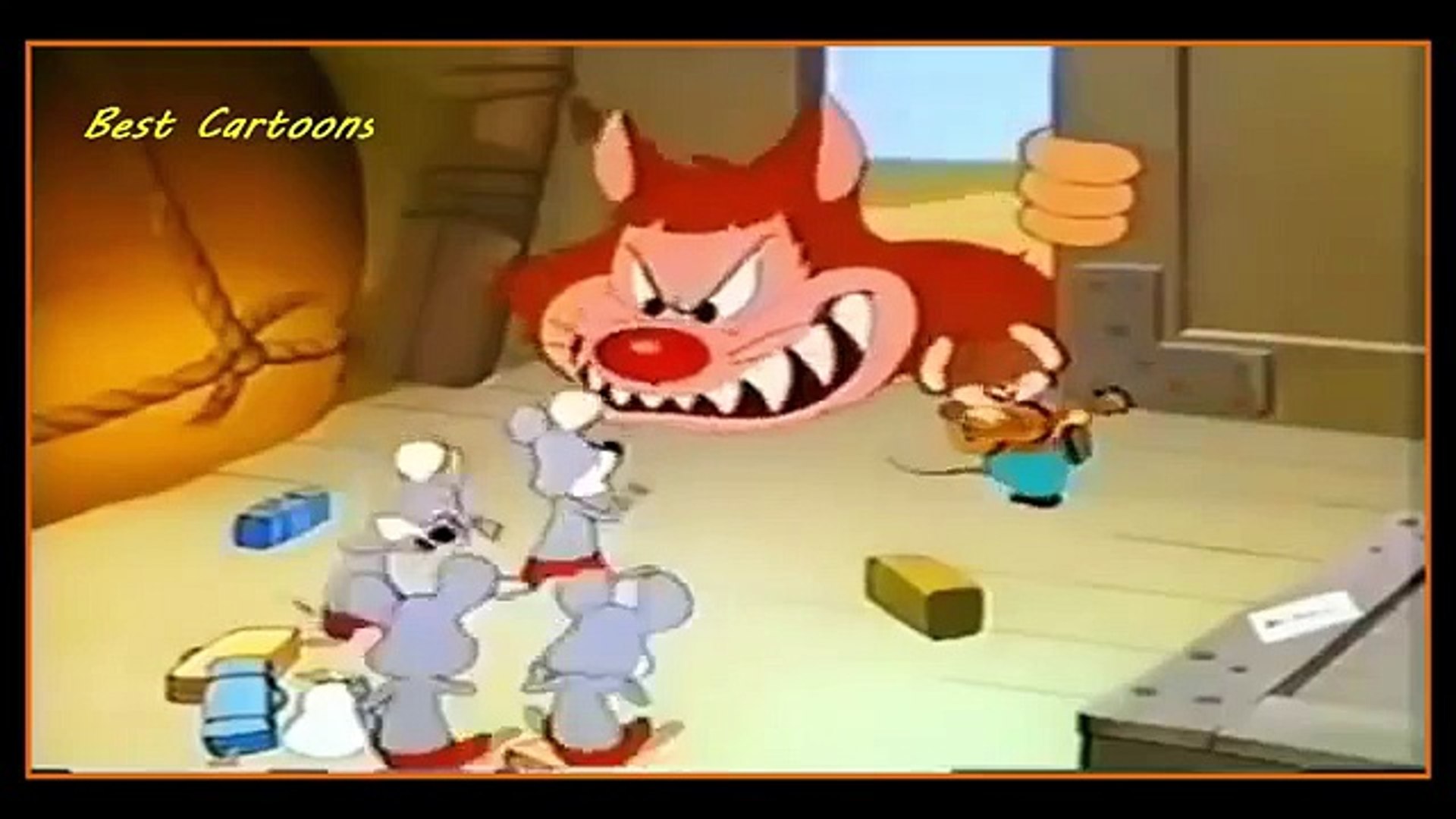 Animation movies - Comedy movies Cartoon   Herman and Katnip Rail Rodents - funny cartoons for child