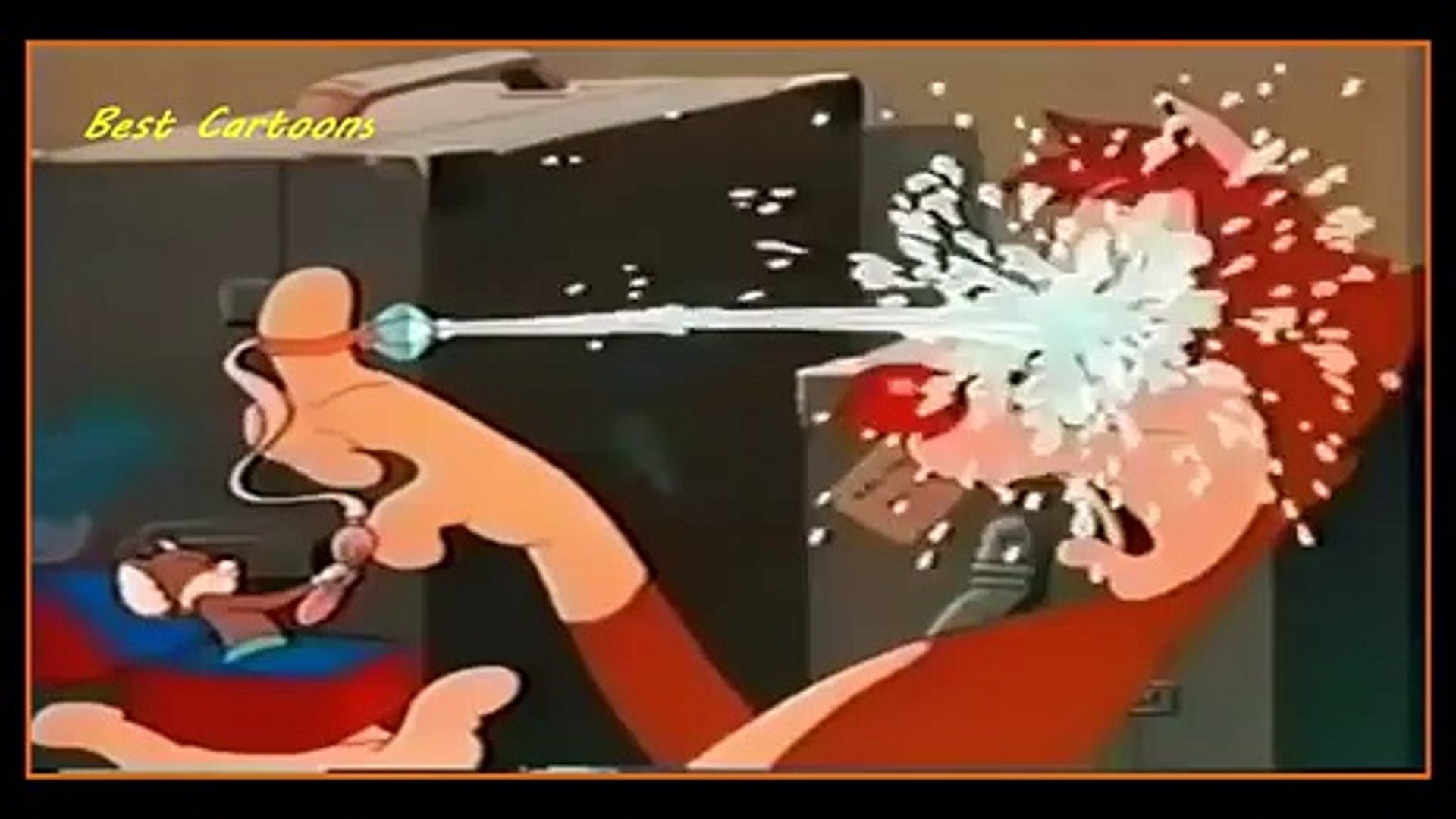 Animation movies - Comedy movies Cartoon   Herman and Katnip Rail Rodents - funny cartoons for child