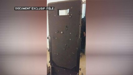 Bataclan: 27 impacts de balle sur le bouclier qui a protégé la BRI lors de l'assaut