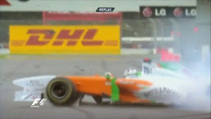 Sutil Spins in Australia 2011
