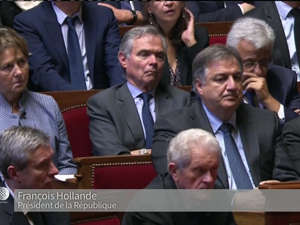 Les déclarations de François Hollande devant le Congrès à Versailles