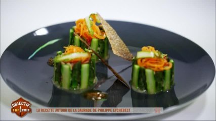 La recette autour de la dorade de Philippe Etchebest
