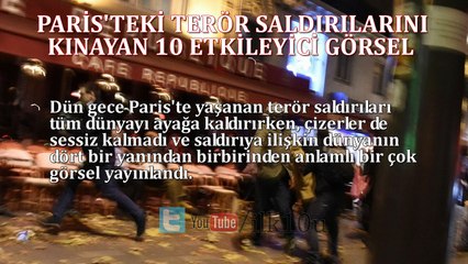 Paris'teki Terör Saldırılarını Kınayan 10 Etkileyici Görsel