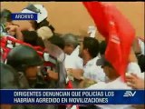 Denuncian presuntas agresiones en protestas en Guayaquil