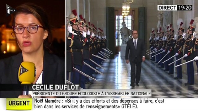 Cécile Duflot : « Il ne faut toucher aux libertés publiques qu’en tremblant ».