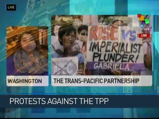 US: Washington Protests Hit TPP