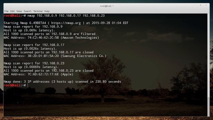 Nmap Tutorial for Beginners - 2 - Scanning Multiple Targets