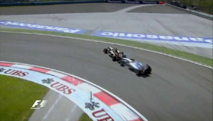 Schumacher and Petrov Crash in Turkey 2011