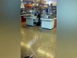Shocking moment giant rat is filmed scurrying around Tesco shop floor