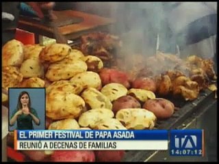 El Primer Festival de la Papa Asada reunió a decenas de familias