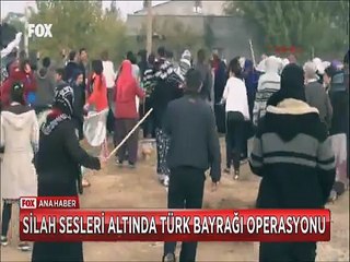 Cizre'de Özel harekatcılar kurşun yağmuru altında Türk bayrağını dikti