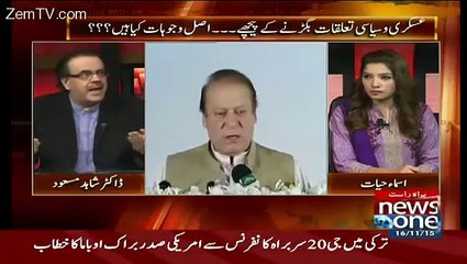 Hukumat kse phas gai hai..Dr Shahid masood tlleing