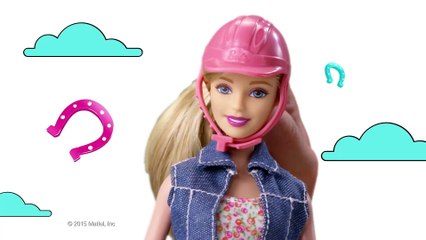 Barbie monta a caballo