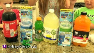 Slushy Magic with HULK! Gatorade, Cola + BLOOPERS. Lemonade As Seen on TV Icee HobbyKidsVi