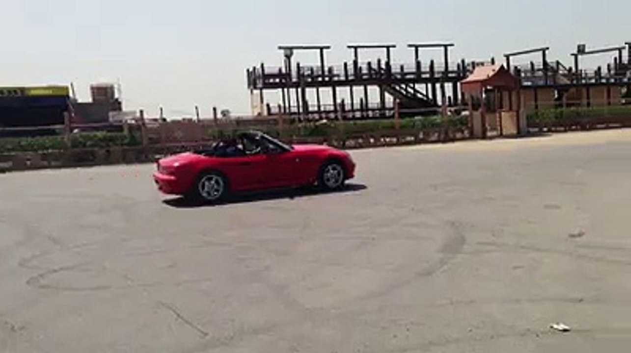 JAHANZEB DOING SMOOTH STUNTS ON HIS BMW Z 3...