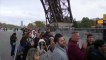 La Tour Eiffel rouvre, illuminée aux couleurs bleu-blanc-rouge