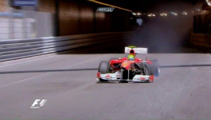 Massa Crash in Monaco 2011