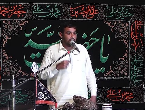 Zakir Azadar Hussain Barani 15th Muhram 1437(2015) Choti Behak Hafizabad