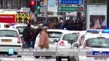 10,000 on French list of potential terror suspects