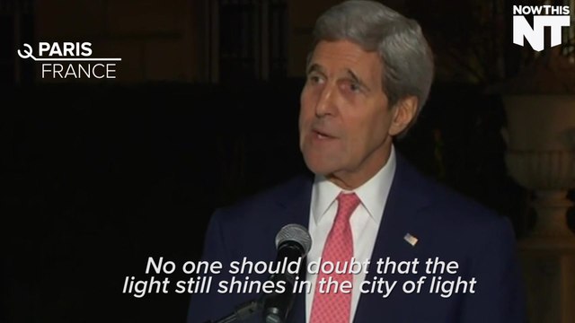 Secretary Kerry: No One Should Doubt That The Light Still Shines In The City Of Light