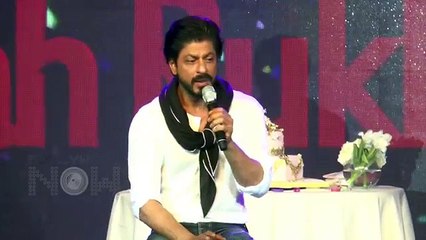 Shahrukh Khan REACTS On FAN Teaser - Uncut - SRK's 50th Birthday Celebration