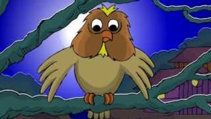 Theres A Big Eyed Owl English Nursery Rhymes Cartoon/Animated Rhymes For Kids