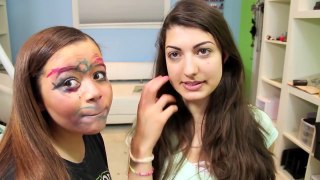 Blind Folded Makeup Challenge!
