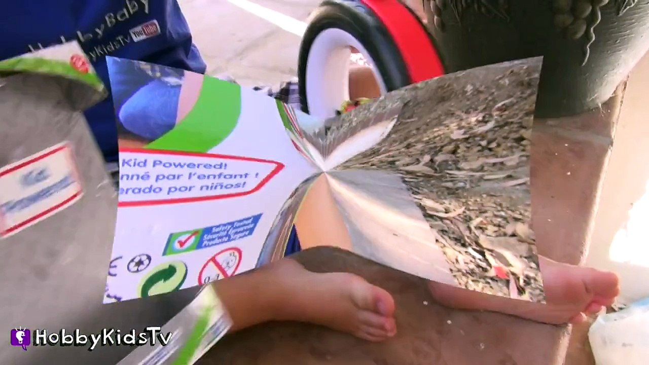 Motorcycle Wheelz! LITTLE TIKES Tire Racers + Spin Roll Race Play Fun HobbyKidsTV