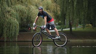 MTB Trials Rider Andrei Burton Literally Rides On Water!