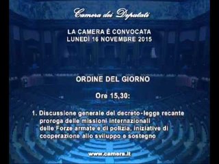 Roma - Camera - 17^ Legislatura - 522^ seduta (16.11.15)