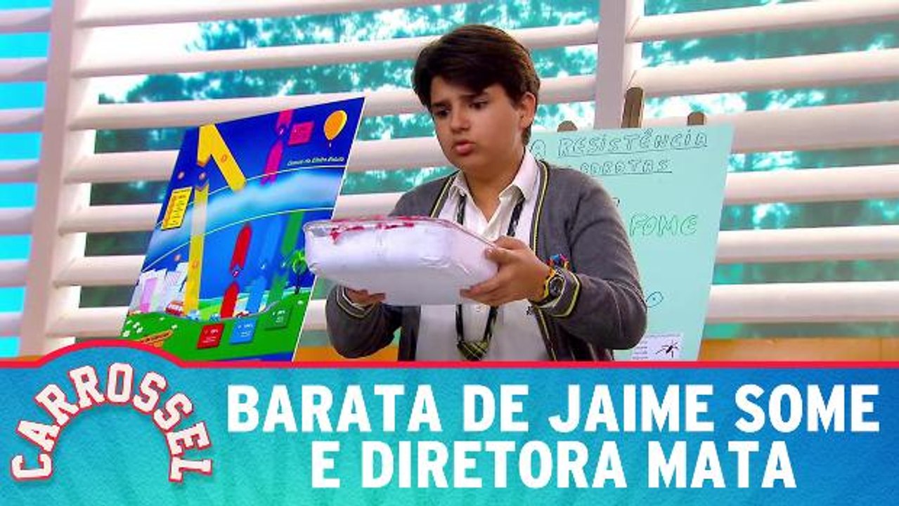 Barata de Jaime some e diretora mata
